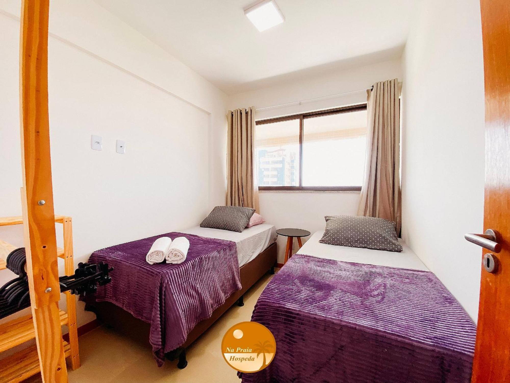 Pe Na Areia, Piscina Borda Infinita, Vaga De Garagem, Portaria 24 Hs Apartment Salvador Ruang foto