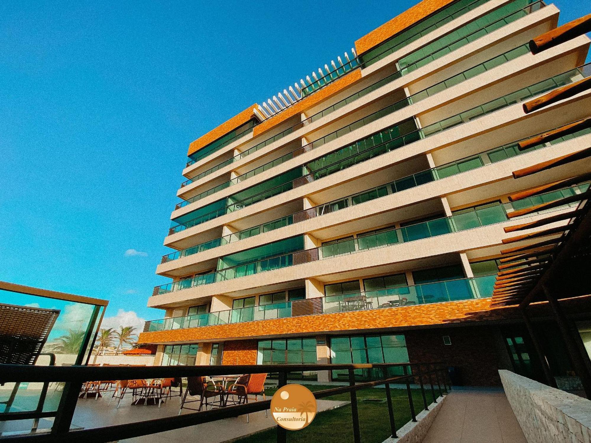 Pe Na Areia, Piscina Borda Infinita, Vaga De Garagem, Portaria 24 Hs Apartment Salvador Bagian luar foto