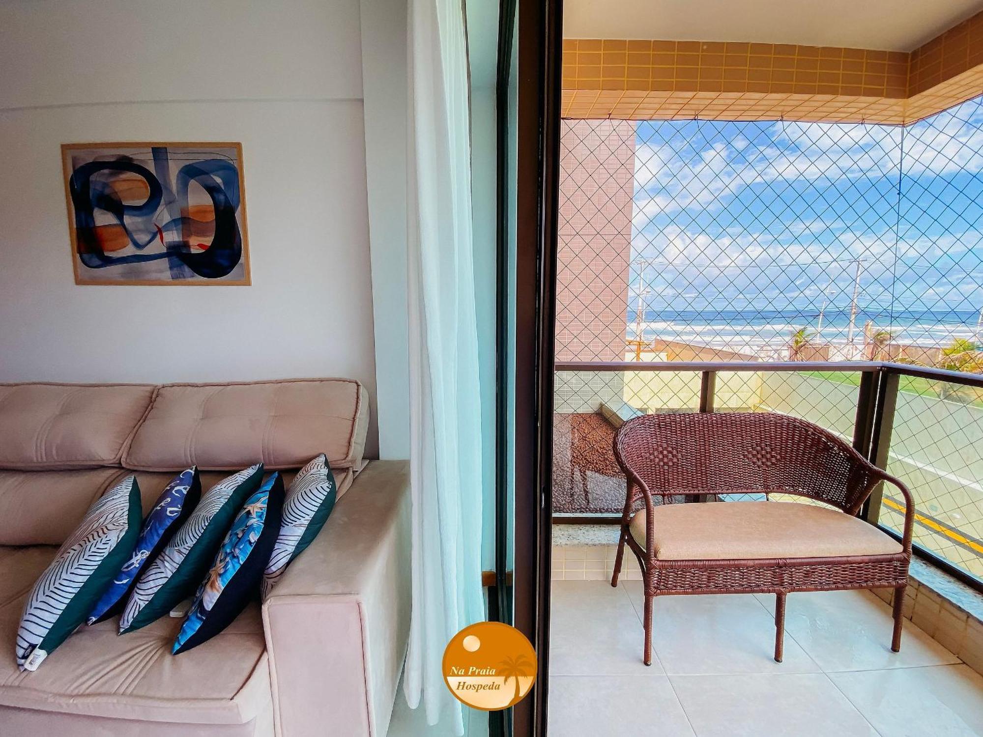 Pe Na Areia, Piscina Borda Infinita, Vaga De Garagem, Portaria 24 Hs Apartment Salvador Ruang foto